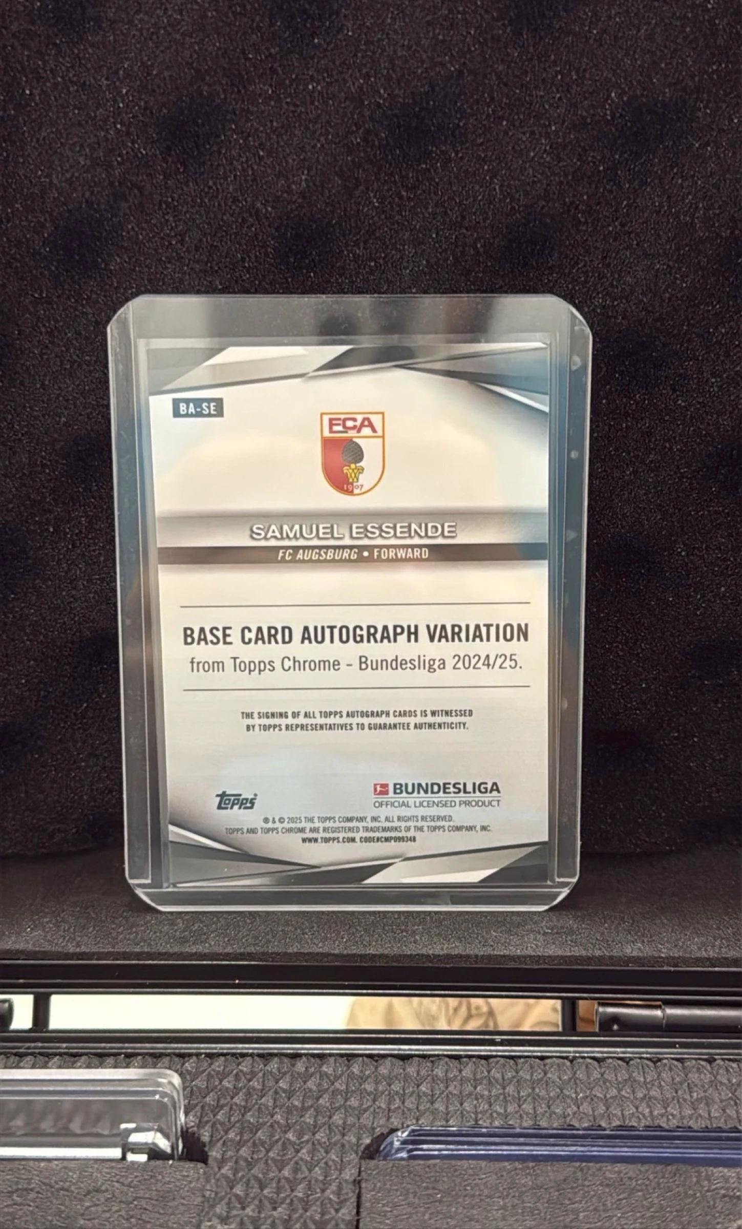 Samuel Essende Topps Auto /50 🔥 – photo 2